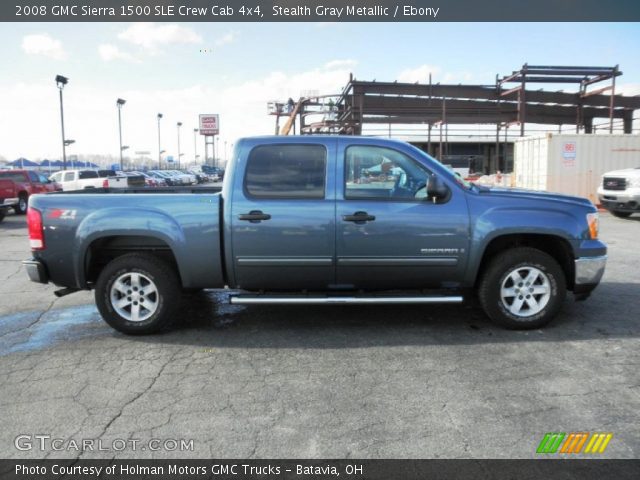 2008 GMC Sierra 1500 SLE Crew Cab 4x4 in Stealth Gray Metallic
