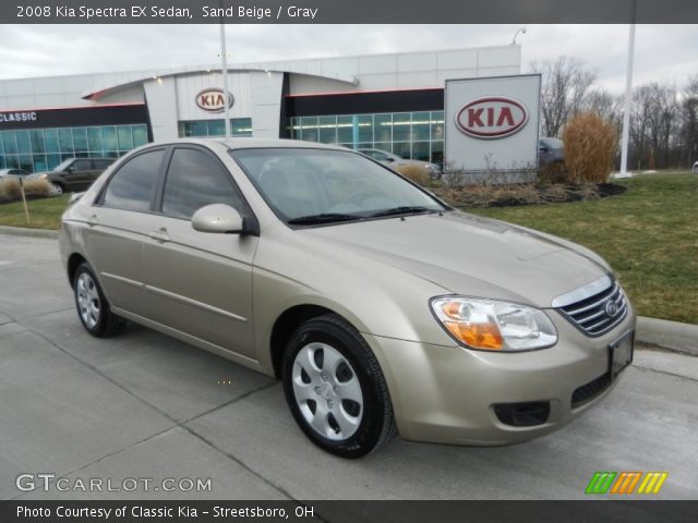 2008 Kia Spectra EX Sedan in Sand Beige