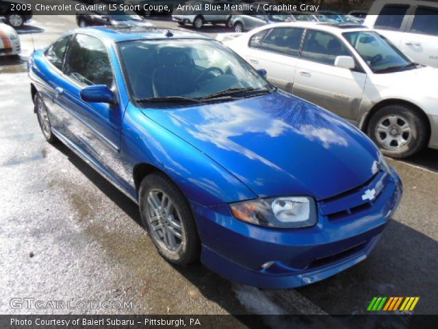 2003 Chevrolet Cavalier LS Sport Coupe in Arrival Blue Metallic