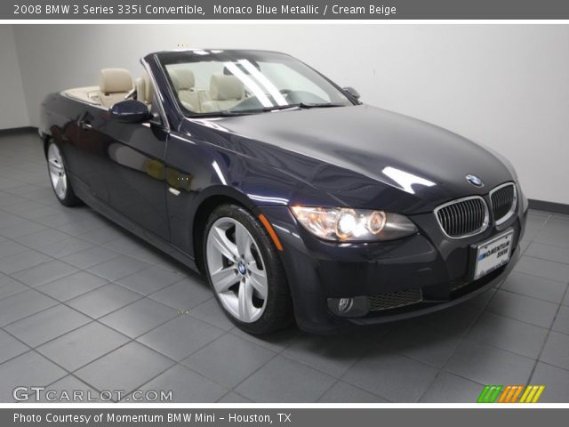 2008 BMW 3 Series 335i Convertible in Monaco Blue Metallic