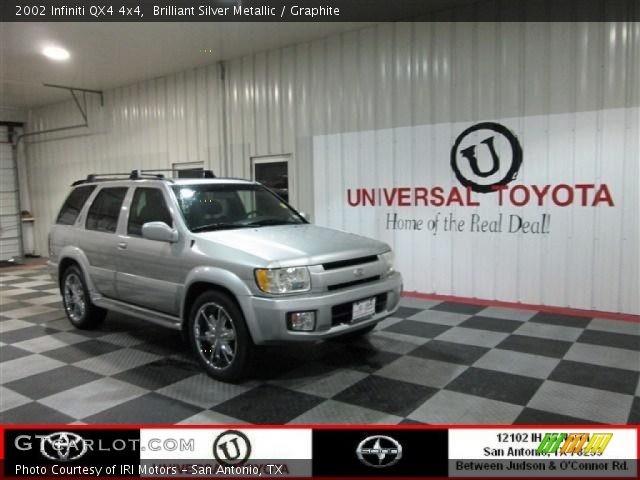 2002 Infiniti QX4 4x4 in Brilliant Silver Metallic