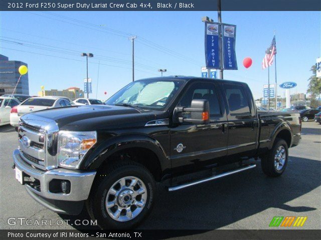 2012 Ford F250 Super Duty Lariat Crew Cab 4x4 in Black