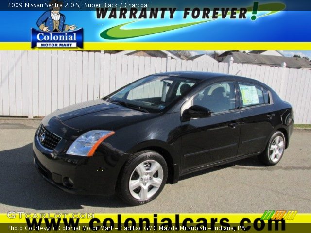 2009 Nissan Sentra 2.0 S in Super Black