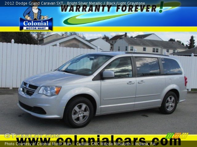 2012 Dodge Grand Caravan SXT in Bright Silver Metallic