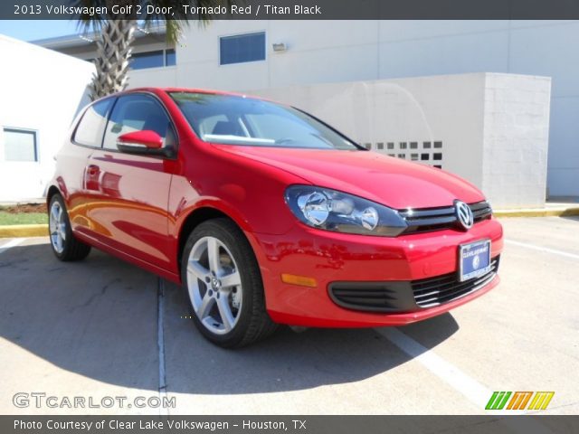 2013 Volkswagen Golf 2 Door in Tornado Red