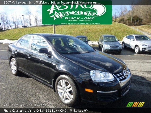 2007 Volkswagen Jetta Wolfsburg Edition Sedan in Black