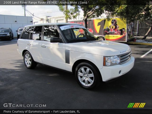 2008 Land Rover Range Rover V8 HSE in Alaska White