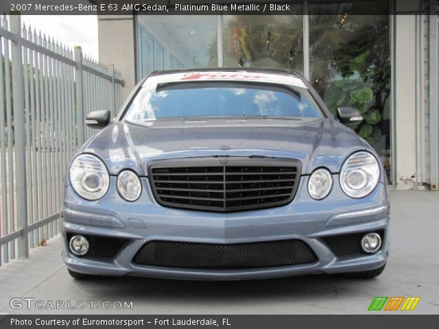 2007 Mercedes-Benz E 63 AMG Sedan in Platinum Blue Metallic