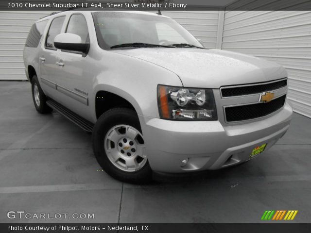 2010 Chevrolet Suburban LT 4x4 in Sheer Silver Metallic