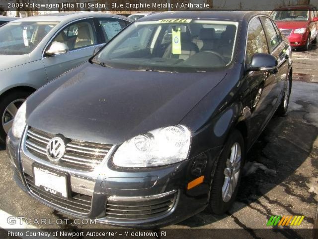 2009 Volkswagen Jetta TDI Sedan in Blue Graphite Metallic