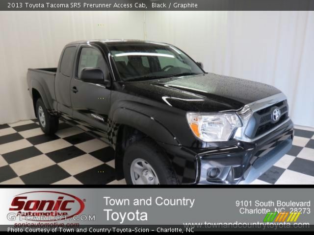 2013 Toyota Tacoma SR5 Prerunner Access Cab in Black