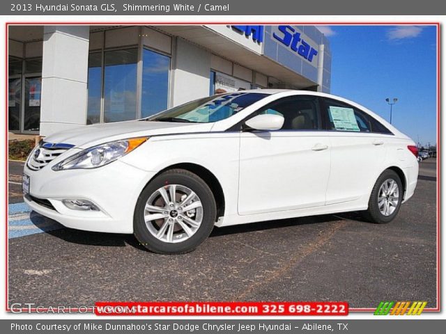 2013 Hyundai Sonata GLS in Shimmering White