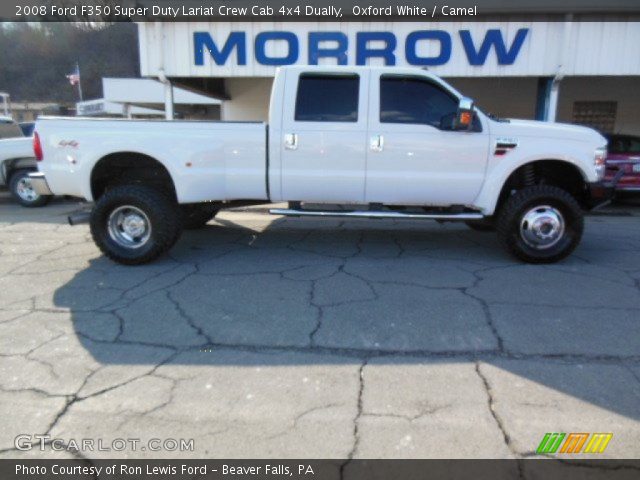 2008 Ford F350 Super Duty Lariat Crew Cab 4x4 Dually in Oxford White