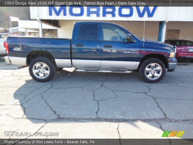 2003 Dodge Ram 1500 SLT Quad Cab 4x4 in Patriot Blue Pearl