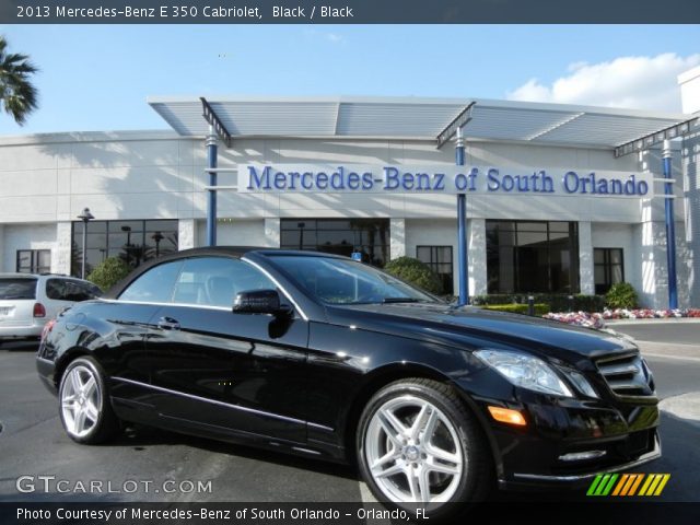 2013 Mercedes-Benz E 350 Cabriolet in Black