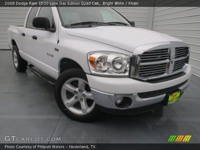 2008 Dodge Ram 1500 Lone Star Edition Quad Cab in Bright White