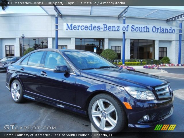 2010 Mercedes-Benz C 300 Sport in Capri Blue Metallic