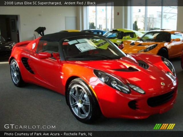 2008 Lotus Elise SC Supercharged in Ardent Red