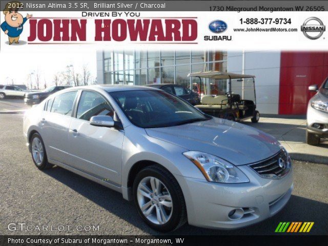 2012 Nissan Altima 3.5 SR in Brilliant Silver