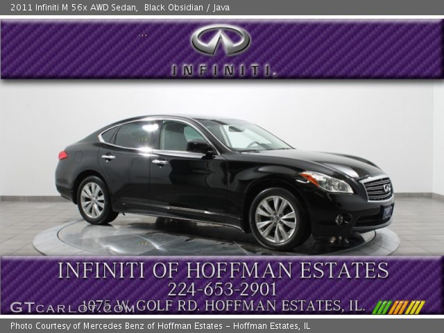 2011 Infiniti M 56x AWD Sedan in Black Obsidian