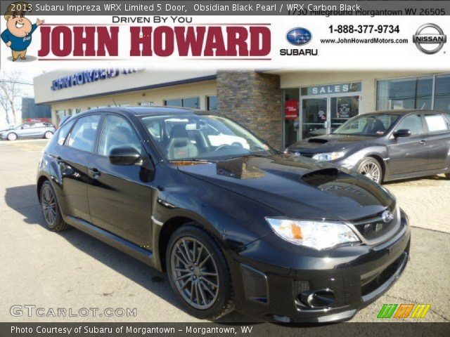 2013 Subaru Impreza WRX Limited 5 Door in Obsidian Black Pearl