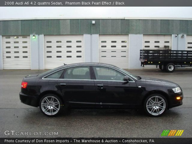 2008 Audi A6 4.2 quattro Sedan in Phantom Black Pearl Effect