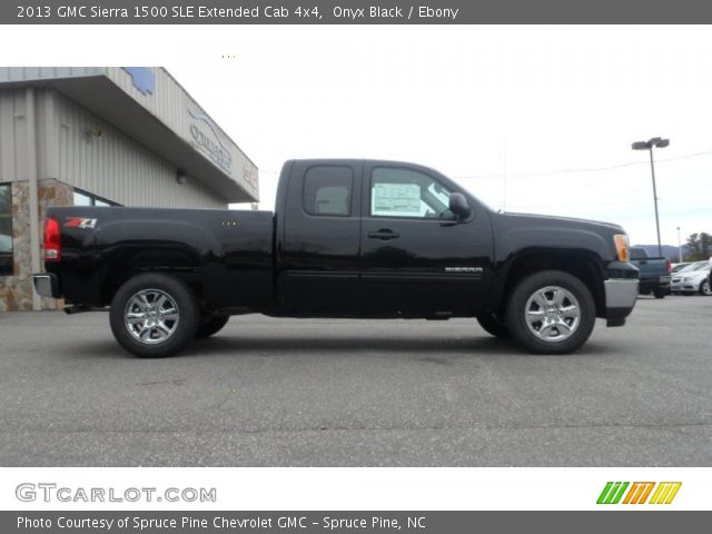 2013 GMC Sierra 1500 SLE Extended Cab 4x4 in Onyx Black