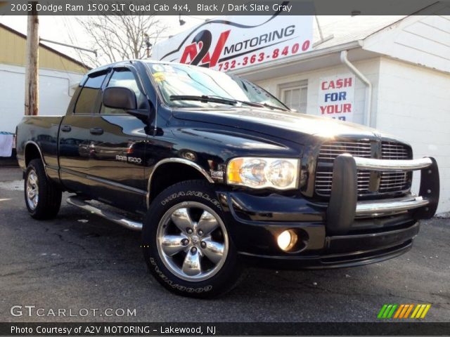 2003 Dodge Ram 1500 SLT Quad Cab 4x4 in Black