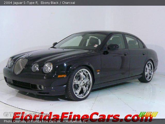 2004 Jaguar S-Type R in Ebony Black