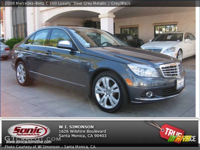 2008 Mercedes-Benz C 300 Luxury in Steel Grey Metallic