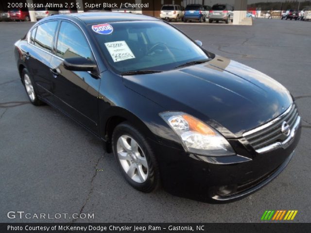 2008 Nissan Altima 2.5 S in Super Black
