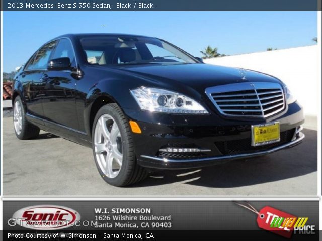 2013 Mercedes-Benz S 550 Sedan in Black