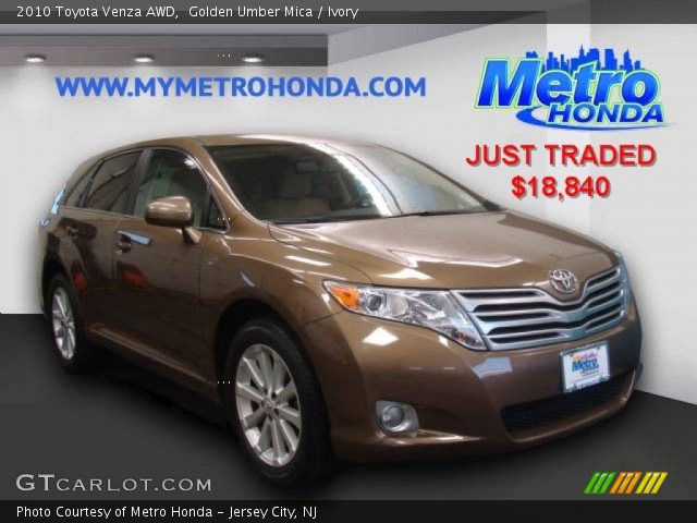 2010 Toyota Venza AWD in Golden Umber Mica