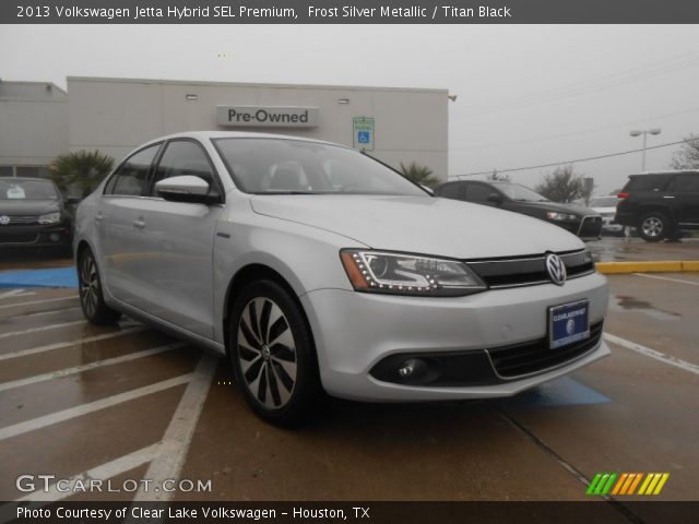 2013 Volkswagen Jetta Hybrid SEL Premium in Frost Silver Metallic