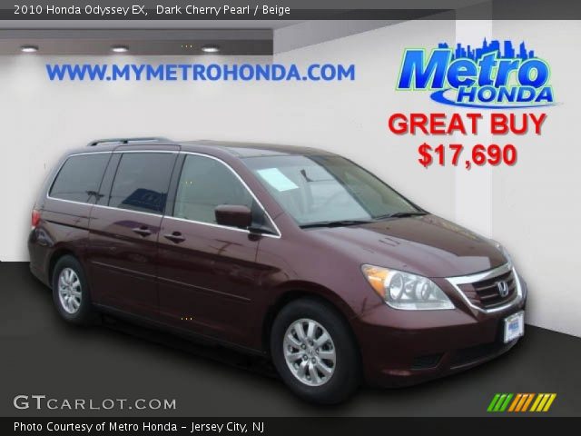 2010 Honda Odyssey EX in Dark Cherry Pearl