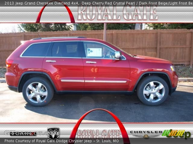 2013 Jeep Grand Cherokee Overland 4x4 in Deep Cherry Red Crystal Pearl