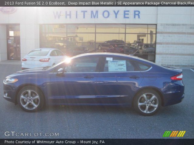 2013 Ford Fusion SE 2.0 EcoBoost in Deep Impact Blue Metallic