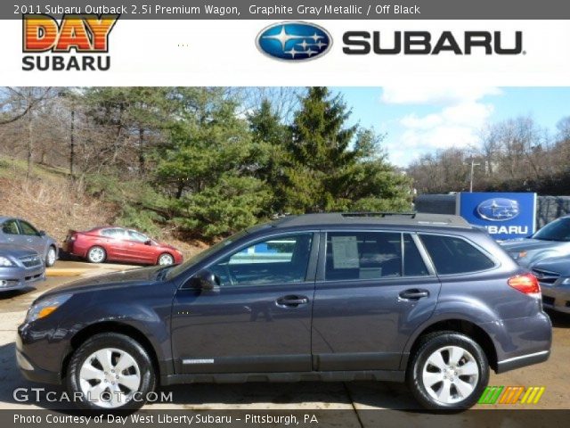 2011 Subaru Outback 2.5i Premium Wagon in Graphite Gray Metallic