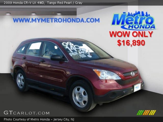 2009 Honda CR-V LX 4WD in Tango Red Pearl