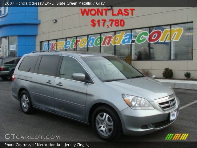 2007 Honda Odyssey EX-L in Slate Green Metallic