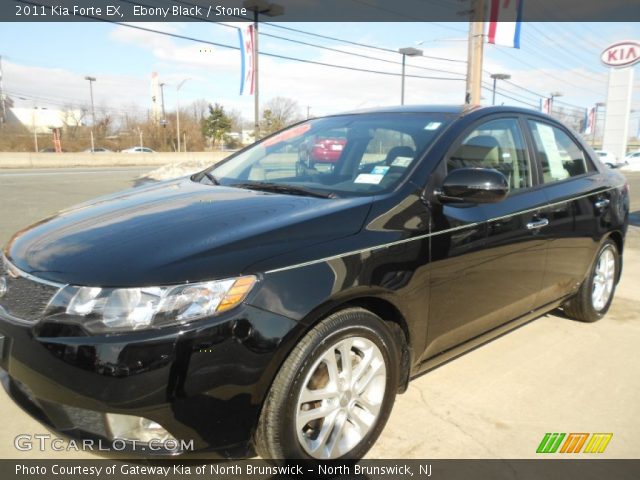 2011 Kia Forte EX in Ebony Black