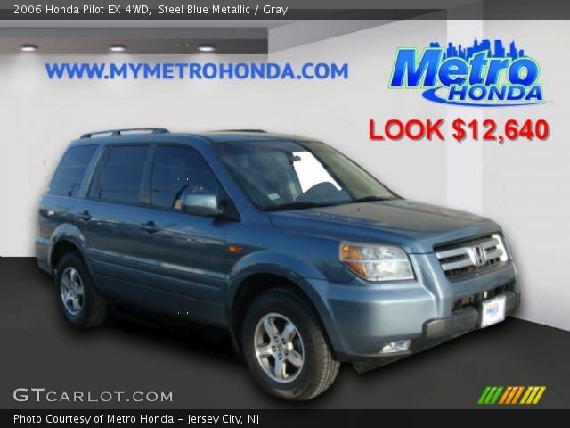 2006 Honda Pilot EX 4WD in Steel Blue Metallic