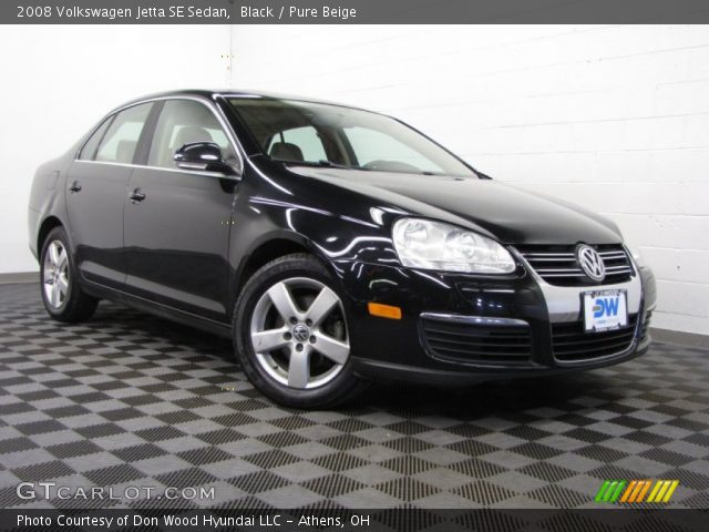2008 Volkswagen Jetta SE Sedan in Black