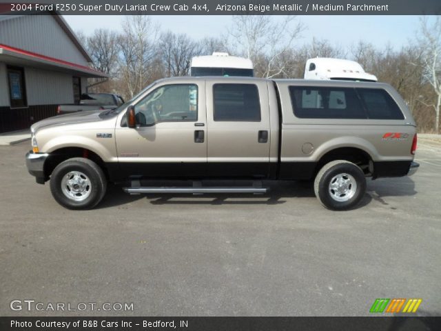 2004 Ford F250 Super Duty Lariat Crew Cab 4x4 in Arizona Beige Metallic
