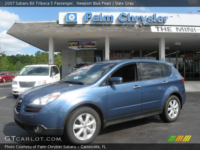 2007 Subaru B9 Tribeca 5 Passenger in Newport Blue Pearl