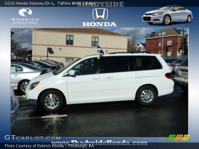 2010 Honda Odyssey EX-L in Taffeta White