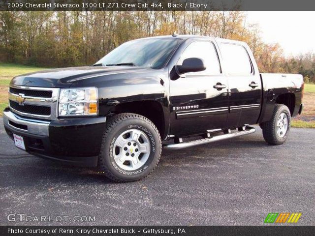 2009 Chevrolet Silverado 1500 LT Z71 Crew Cab 4x4 in Black