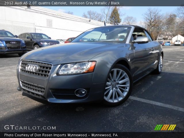 2012 Audi A5 2.0T quattro Cabriolet in Monsoon Gray Metallic