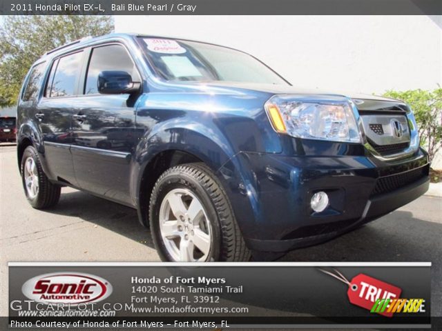 2011 Honda Pilot EX-L in Bali Blue Pearl