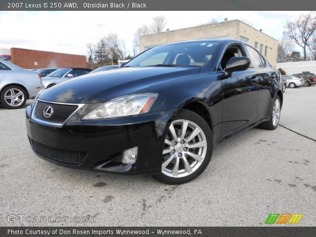 2007 Lexus IS 250 AWD in Obsidian Black